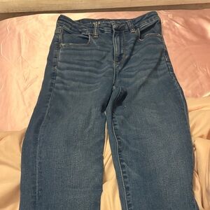 American Eagle Outfitters Blue Straight Leg Jeans